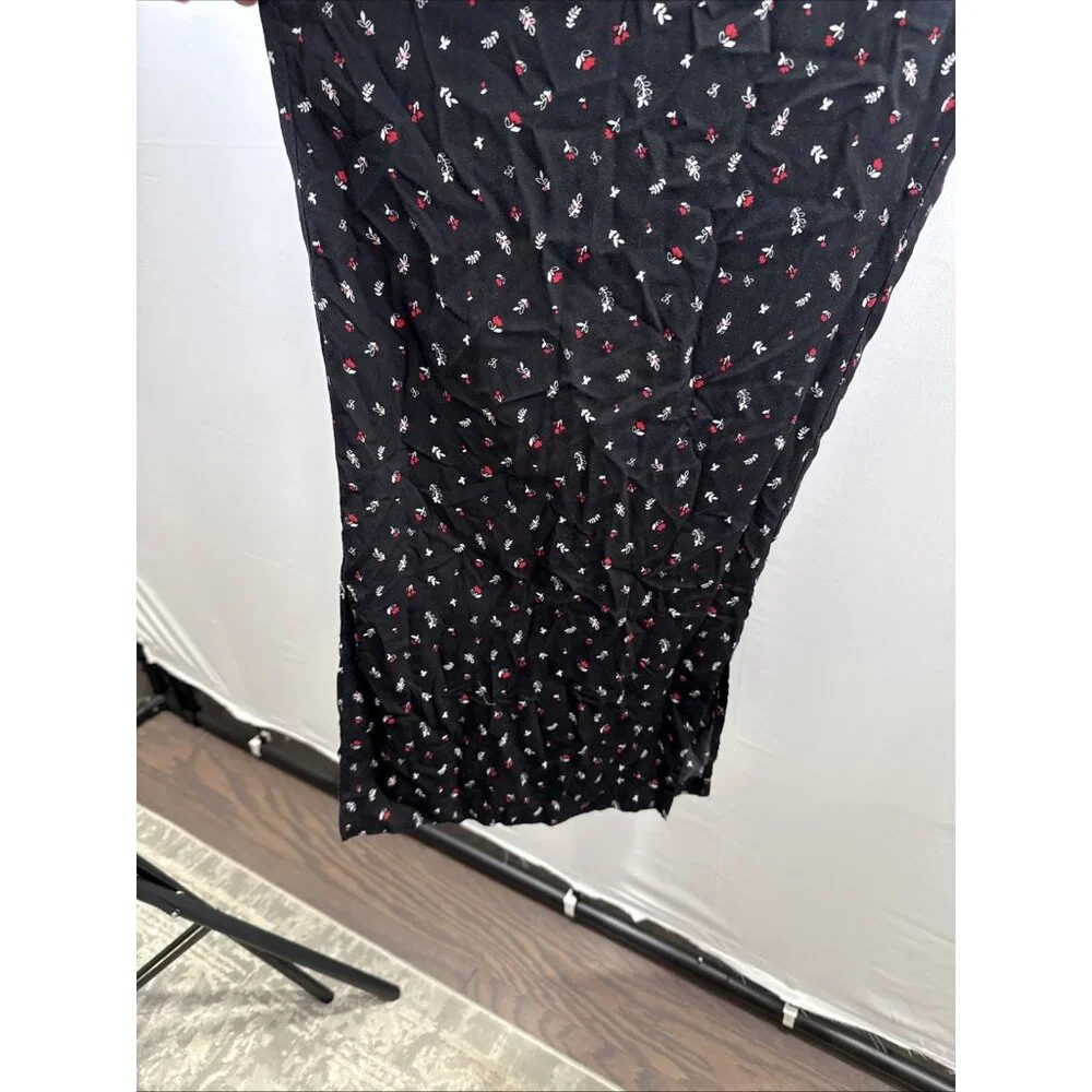 J. Jill Women Jumpsuit XL Petite Ditsy Bohemian Casual Floral Lagenlook Wide Leg